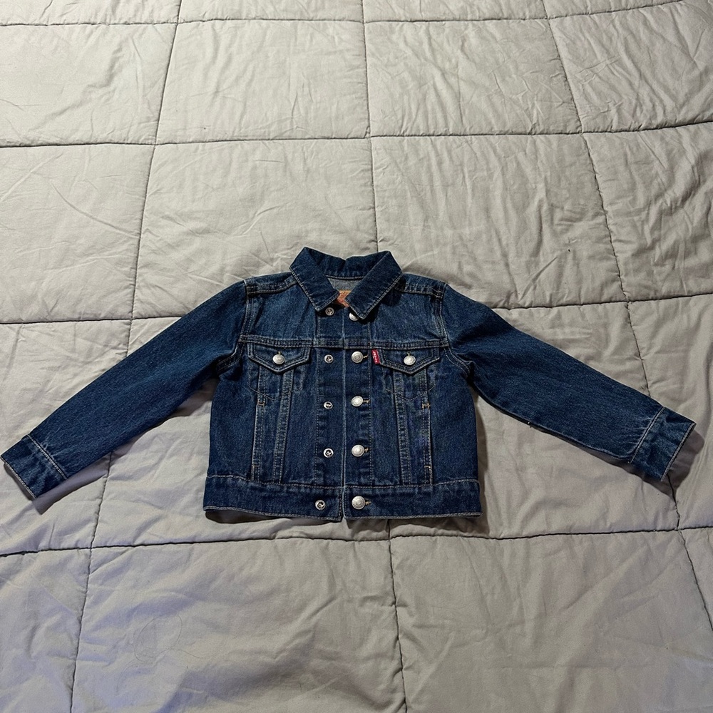 Levi's Kids Dark Blue Denim Jacket